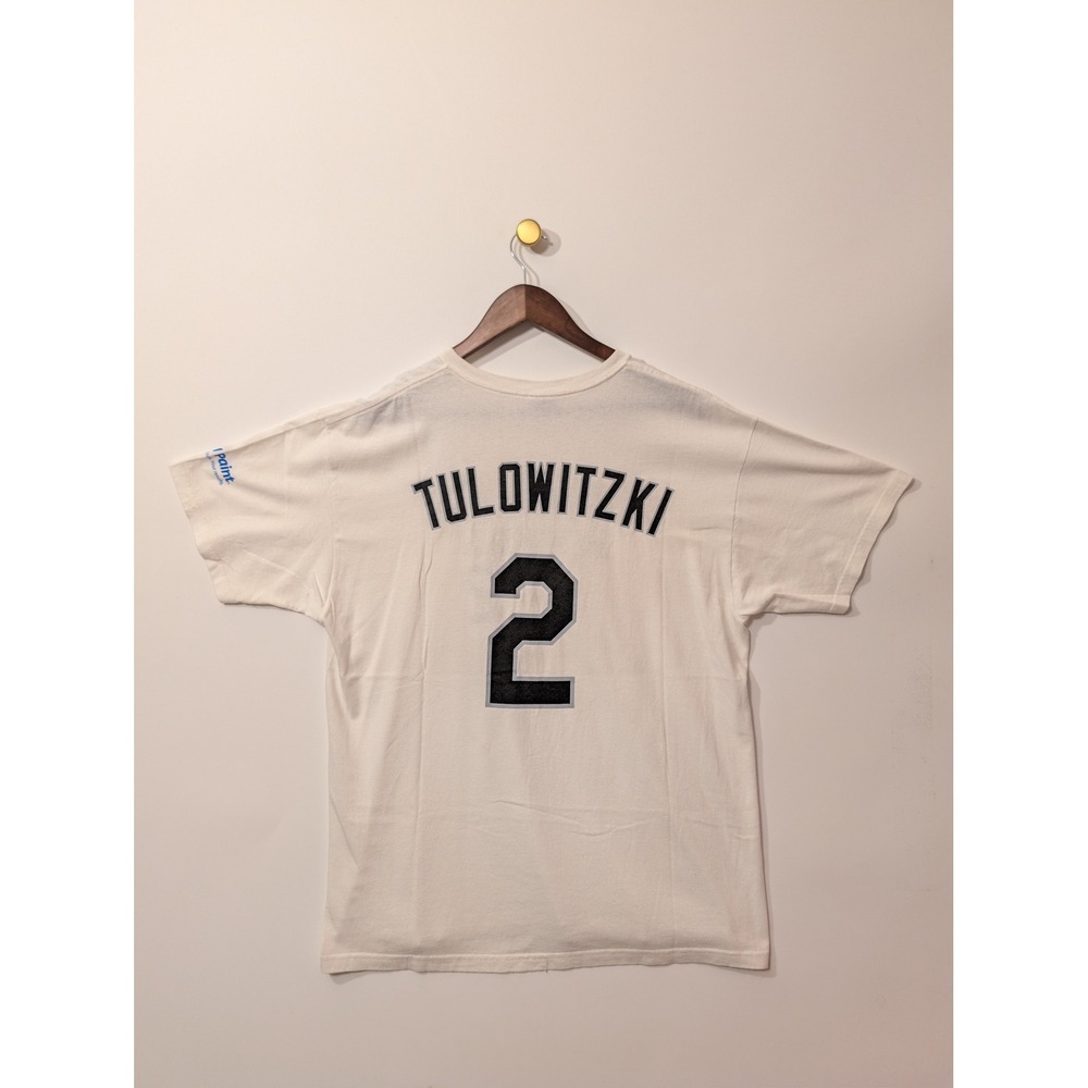 Anvil Colorado Rockies T-Shirt Mens XL White Excellent Tulowitzki 2 MLB Baseball